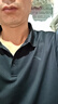 安踏速干polo衫男2025夏季新款男士冰絲T恤短袖高端男裝半袖運動(dòng)衣服 黑色/速干/三紐扣 3XL /190(180-200斤） 曬單實(shí)拍圖