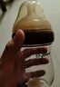 世喜新生兒防脹氣奶瓶3-7個(gè)月玻璃嬰兒仿母乳奶嘴240ml 曬單實(shí)拍圖