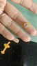 千葉珠寶 黃金如意吊墜 鑲嵌瑪瑙 金禧如意送 媽媽老婆情人節(jié)禮物計(jì)價(jià) 黃金吊墜/支持多退少補(bǔ) 金重約1.87g/含工費(fèi) 曬單實(shí)拍圖