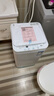 美的（Midea）迷你洗衣機(jī) MB30V21EPLUS 3KG嬰兒小型兒童內(nèi)衣洗衣機(jī) 全自動波輪 省電 健康除螨宿舍 以舊換新 曬單實拍圖