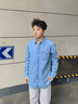 Calvin KleinJeans【明星同款】25早秋新款男復(fù)古ck輕薄純棉牛仔襯衫40BM796 N85-牛仔淺藍(lán) S 曬單實(shí)拍圖