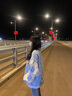 韓惠芷美式棒球服外套女2025秋季新款學(xué)生情侶寬松百搭拼色夾克上衣 A17藍(lán)色 【皮袖雙層有內(nèi)里】 L 【建議100-125斤】 曬單實(shí)拍圖