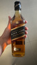 尊尼獲加（JOHNNIE WALKER）洋酒 12年黑方黑牌500ml 蘇格蘭調和型威士忌無(wú)盒 曬單實(shí)拍圖