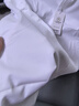 阿悠胖大碼免燙抗皺正裝短袖襯衫男寬松免燙純色商務(wù)休閑彈力大號白襯衣 曬單實拍圖