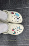 卡駱馳crocs經(jīng)典云朵老爹鞋洞洞鞋時(shí)尚百搭女鞋拖鞋一腳蹬|206750 白色-100(含智必星) 38 (240mm) 曬單實(shí)拍圖