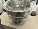 蘇泊爾（SUPOR）湯鍋加大加深燉湯鍋304不銹鋼家用煮粥蒸煮鍋燃氣灶電磁爐通用 升級加大加深+蒸格 22cm 曬單實拍圖