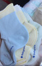 babycare嬰兒襪子薄款棉襪新生兒寶寶兒童襪夏季 薄荷熊熊3雙 M 曬單實(shí)拍圖