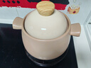 蘇泊爾（SUPOR）砂鍋陶瓷煲大容量家用菜煲湯煲養(yǎng)生煲仔飯高溫釉無涂層不易開裂 4-6人使用湯煲煲 4.5L 曬單實拍圖