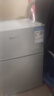 HYUNDAI（韓國現代）冰箱小型雙開(kāi)門(mén) 迷你小冰箱家用宿舍租房冷藏冷凍電冰箱節能省電保鮮低噪 58L銀【一級能效】【4天約一度電】 曬單實(shí)拍圖