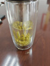 萬象（WANXIANG）雙層弧形玻璃杯男女士V270帶濾網水杯橄欖色360ml便攜車載泡茶杯 曬單實拍圖