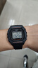 卡西歐（CASIO）手表小方塊多功能防水數顯 電子表學(xué)生運動(dòng)手表情人節送禮推薦 W-218H-4B2 曬單實(shí)拍圖