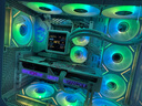 瓦爾基里（VALKYRIE）B360-GT-W VK 一體式CPU水冷散熱器 3.95吋IPS液晶屏 多平臺支持 ARGB光效 一線(xiàn)通風(fēng)扇 曬單實(shí)拍圖