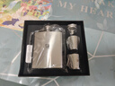雙立人（ZWILLING）德國雙立人不銹鋼隨身酒壺套裝戶(hù)外便攜式酒壺扁酒瓶酒具套裝 304 4兩禮盒款送酒杯漏斗 200ml 曬單實(shí)拍圖