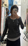 允橘長(cháng)袖t恤女打底衫內搭可外穿洋氣上衣正肩寬松秋裝新款2025年體恤 高級灰假兩件字母長(cháng)袖t恤 M 建議95-105斤 曬單實(shí)拍圖
