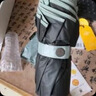 左都（ZUODU）全自動(dòng)晴雨傘三折傘晴雨兩用折疊傘女黑膠防曬防紫外線(xiàn)便攜遮陽(yáng)傘 曬單實(shí)拍圖