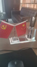 鼎亦高檔筆筒擺件辦公室桌面裝飾品地球儀擺件筆筒簡(jiǎn)約送禮品創(chuàng  )意禮物 簡(jiǎn)易紅旗+水晶筆筒 曬單實(shí)拍圖