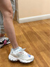 斯凱奇（Skechers）奶茶熊女鞋秋季厚底老爹鞋軟底百搭熊貓鞋休閑運(yùn)動(dòng)鞋149238 曬單實(shí)拍圖