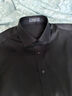 杉杉 【200支DP免燙】襯衫男長(cháng)袖黑色春季純棉休閑商務(wù)高端襯衣 FQC251YS82008長(cháng)袖 44 （推薦92-98kg） 曬單實(shí)拍圖