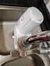 美的（Midea）凈水器水龍頭過(guò)濾器家用自來(lái)水過(guò)濾器凈水器直飲廚房衛生間通用除余氯除水垢雙出水可清洗濾芯 微氣泡一機8芯【12級去除農殘】 曬單實(shí)拍圖