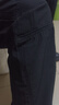 Homlean美式工裝褲男春夏機能直筒戶(hù)外沖鋒側拉鏈長(cháng)褲子HT01琥珀黑L 曬單實(shí)拍圖