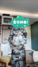 制式雨衣07迷彩男士一體式防暴雨全身防水戶外成人舒適中長款綠色 【迷彩長款雨衣】紐扣款 2XL【身高145直160】 曬單實拍圖