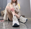 星期六（St&Sat）品牌老爹鞋女2025秋季新款簡(jiǎn)約運動(dòng)休閑女鞋復古百搭厚底增高鞋子 米黑 37 曬單實(shí)拍圖