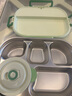 蘇泊爾（SUPOR）飯盒316L不銹鋼便攜飯盒中小學(xué)生便當(dāng)盒打飯分格餐盒 曬單實拍圖