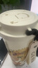格沵（germ）梵高聯(lián)名雙飲保溫杯吸管水杯大容量學(xué)生杯女神禮物杯500ML向日葵 曬單實(shí)拍圖