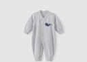 乖奇熊嬰幼兒長(cháng)袖連體衣服春秋季男女寶寶純棉哈衣爬服新生兒童秋款睡衣 曬單實(shí)拍圖