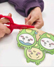 彌鹿（MiDeer） 兒童剪刀2歲+低幼寶寶安全手工剪紙不傷手多功能幼兒園3-6歲小孩工具圓頭小剪子 【紅色全塑款】兒童安全剪刀-2歲+ 曬單實拍圖