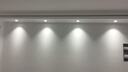雷士照明（NVC）led家用小山丘射燈嵌入式客廳防眩小孔燈天花燈商用小桶燈 5W 三色 鋁材漆白75-85mm 曬單實拍圖