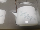 富玉景德鎮茶具套裝家用新款輕奢高檔一整套高端中式陶瓷茶壺茶杯禮盒 玉蘭花提梁壺茶具套裝 5頭 曬單實(shí)拍圖