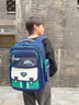DEATKN德國8A護脊減負兒童書(shū)包小學(xué)生一二三到六年級男孩女孩通用書(shū)包 小號寶藍綠(送掛飾+手表+機器人) 曬單實(shí)拍圖