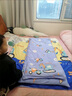 雅鹿夏季幼兒園被子六件套入園專(zhuān)用全棉寶寶純棉床品兒童午睡被褥三件 歡樂(lè )園-藍【親膚全棉】 六件套-2斤羽絲被 曬單實(shí)拍圖