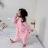 可歆寶貝女童恐龍衣服連體睡衣兒童防著(zhù)涼法蘭絨男童寶寶秋冬卡通男孩哈衣 粉色（恐龍連體） 90 碼建議1-2歲（身高85左右） 曬單實(shí)拍圖