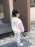 G.DUCKKIDS小黃鴨童裝女童外套春秋季新款兒童棒球服女寶寶秋裝開(kāi)衫夾克上衣 杏色 100 尺碼2~3歲【90-100cm】cm 曬單實(shí)拍圖