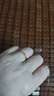 中國(guó)黃金（CHINA GOLD）足金戒指女碎碎冰戒指黃金固口素圈指環(huán)七夕情人節(jié)禮物送女友老婆 碎碎冰戒指 圈號(hào)12 1g 曬單實(shí)拍圖