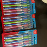 高露潔超潔凈牙刷中毛刷頭套裝旅行裝家庭裝刷毛深護(hù)牙刷毛去牙漬 超潔凈 18支 曬單實拍圖