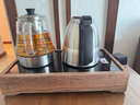 金灶（KAMJOVE） 多功能涌泉式底部自動(dòng)上水電熱水壺電茶爐噴淋式煮茶器蒸茶器燒水壺保溫恒溫家用 0.9L E9A 曬單實(shí)拍圖