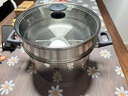 雙立人（ZWILLING）蒸鍋抗黃不銹鋼無涂層家用湯鍋蒸籠蒸煮兩用燃?xì)庠钔ㄓ?4cm 曬單實拍圖