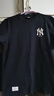 NEW ERA紐亦華MLB腰果花運動(dòng)短袖T恤男女情侶NY LA印花 13527215-黑色-NY 水彩涂鴉 M 曬單實(shí)拍圖