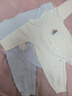貝瑞加（Babyprints）新生兒連體衣2件裝初生男女寶寶純棉衣服四季內衣A類(lèi)護肚 藍52 曬單實(shí)拍圖