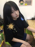 魯雅爾 美式hiphop太陽月亮印花短袖t恤男夏季潮牌痞帥半袖高街港風上衣 黑色 XL 曬單實拍圖