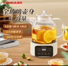 康佳（KONKA）養(yǎng)生壺 1.5L煮茶壺?zé)畨?24H預(yù)約恒溫水壺分體熱水壺 全玻璃壺身0膠水 KYSH-1505E-W 曬單實(shí)拍圖