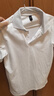 羅蒙男童短袖polo衫校園服飾春夏新款T恤女童班服 白色短袖POLO衫 170 曬單實拍圖