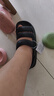 斯凱奇（Skechers）七夕情人節(jié)禮物夏季女鞋休閑洞洞鞋緩震舒適百搭透氣111646 全黑色/BBK 38 曬單實(shí)拍圖