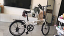 大行（DAHON）折疊自行車(chē)20英寸超輕6速通勤折疊單車(chē)HAT061 白色 曬單實(shí)拍圖