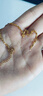 中國黃金（CHINA GOLD）鳳尾黃金手鏈女純足金素金首飾教師節(jié)實(shí)用生日禮物送女友老婆愛人 時(shí)尚鳳尾手鏈【心動(dòng)限定禮盒】 【送女友】約1.7g 曬單實(shí)拍圖