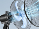 艾美特（AIRMATE）五葉家用電風(fēng)扇大風(fēng)量臺(tái)式落地扇輕音節(jié)能空氣循環(huán)小風(fēng)扇定時(shí)電扇宿舍降溫風(fēng)扇 FSW65T2-5 曬單實(shí)拍圖