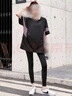 佐朗迪（zuolangdi） 瑜伽服女套裝2025新款大碼跑步運動套裝胖mm顯瘦遮臀 紫色四件套 2XL （建議135-150斤） 曬單實拍圖